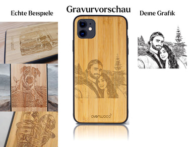 INDIVIDUELL iPhone 11 Bambus-Kunststoff